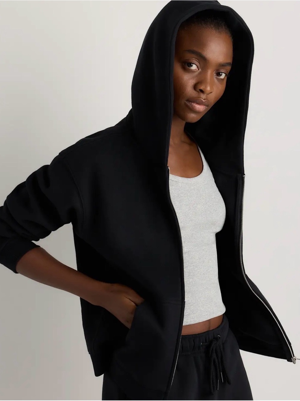 Quince Everyday Fleece Full zip hoodie